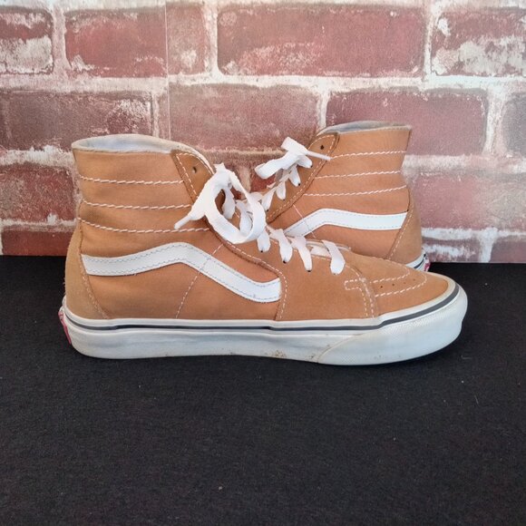 Vans Shoes Womens Size 6.5 Orange Classic Off The Wall High Tops SK8-HI Platform - Picture 3 of 7